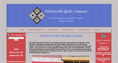 Desktop Screenshot of nelsonvillequilts.com