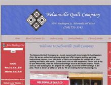 Tablet Screenshot of nelsonvillequilts.com